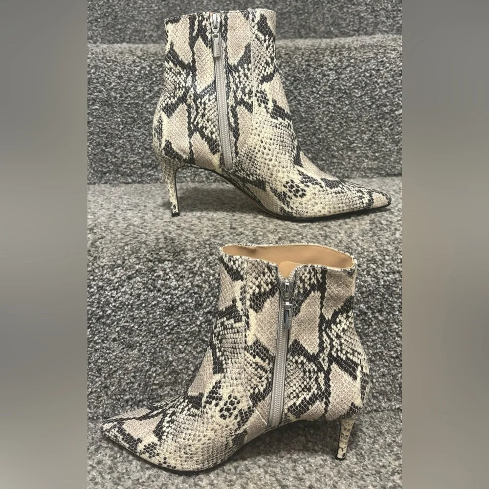 SCHUTZ Animal Print Booties - Picture 4 of 11